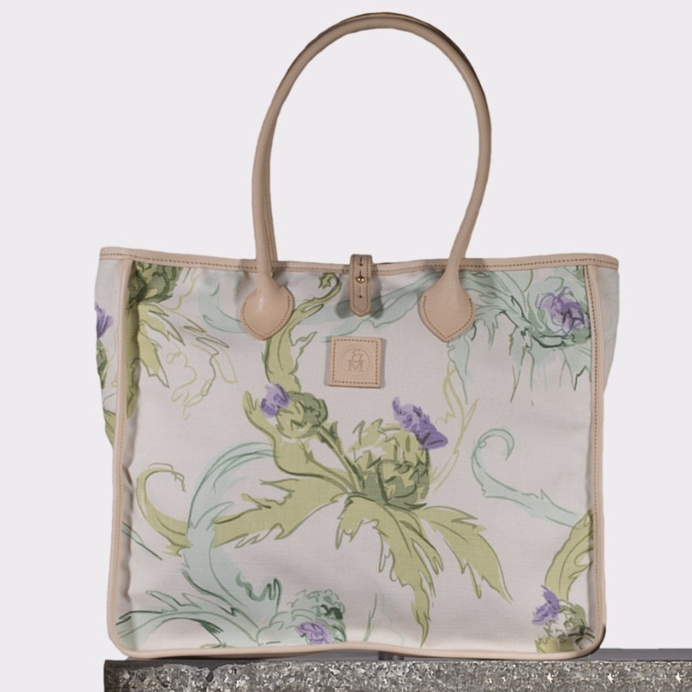 Emmett Malouf Maxi Tote Artichoke Bloom